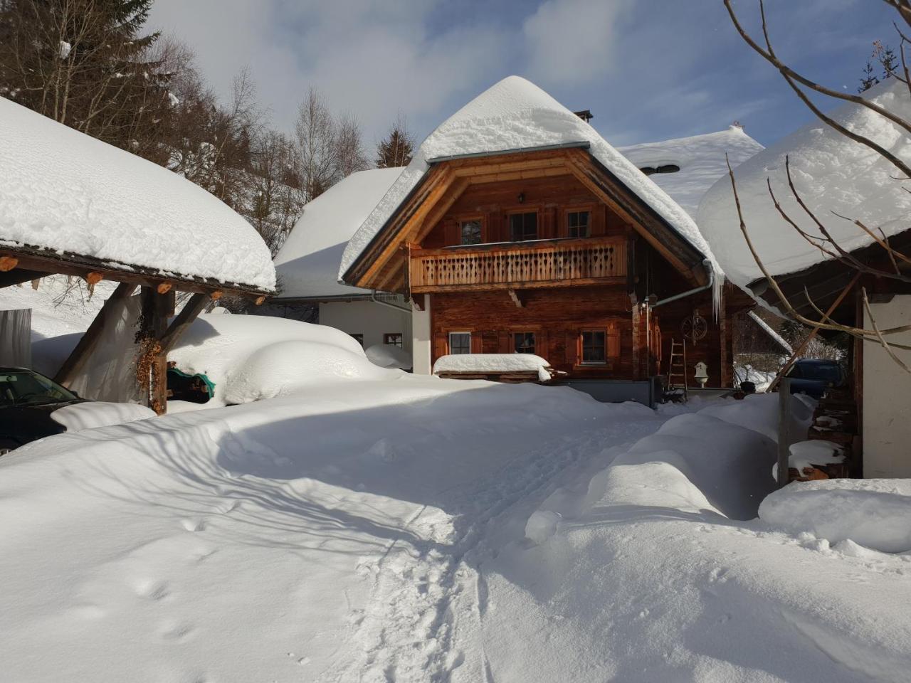 Villa Waldheimathütte Sankt Kathrein am Hauenstein Exterior foto